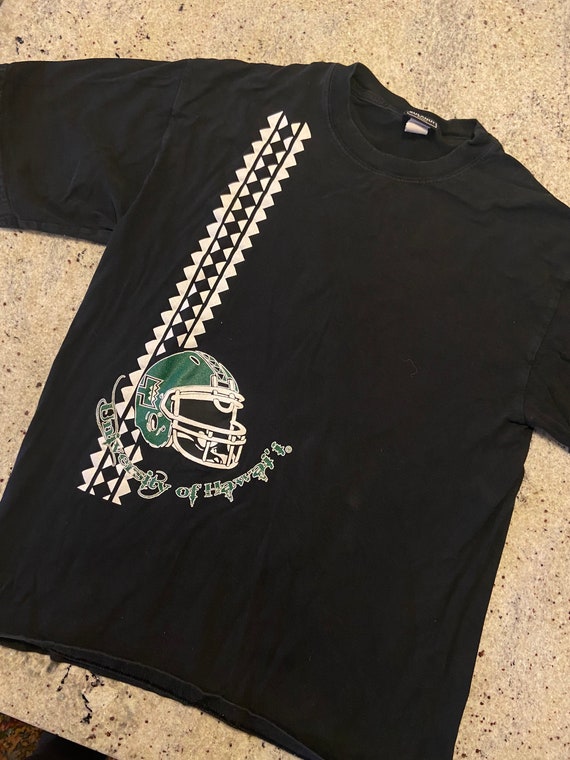 Vintage University of Hawaii Football T-Shirt Lar… - image 2