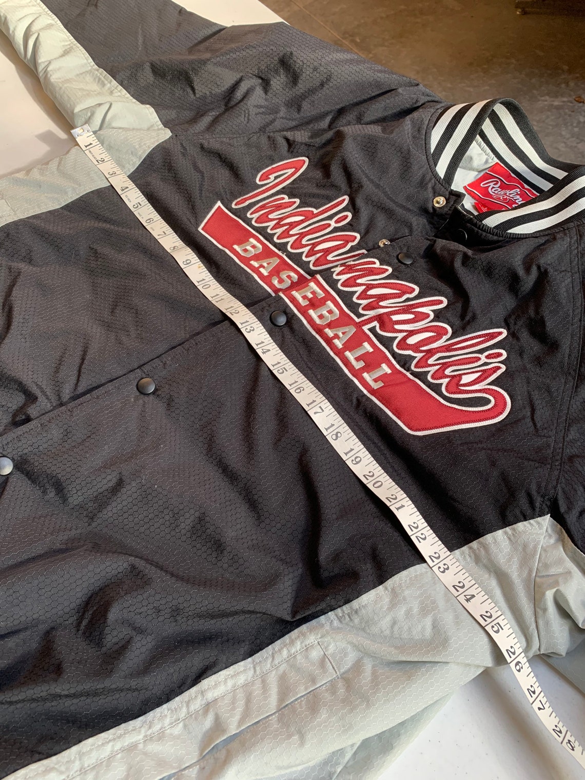 Vintage Rawlings Indianapolis Baseball Jacket Large Quality - Etsy