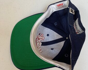 Vintage 90's Champion Olympic Team USA Basketball Snapback Hat Cap