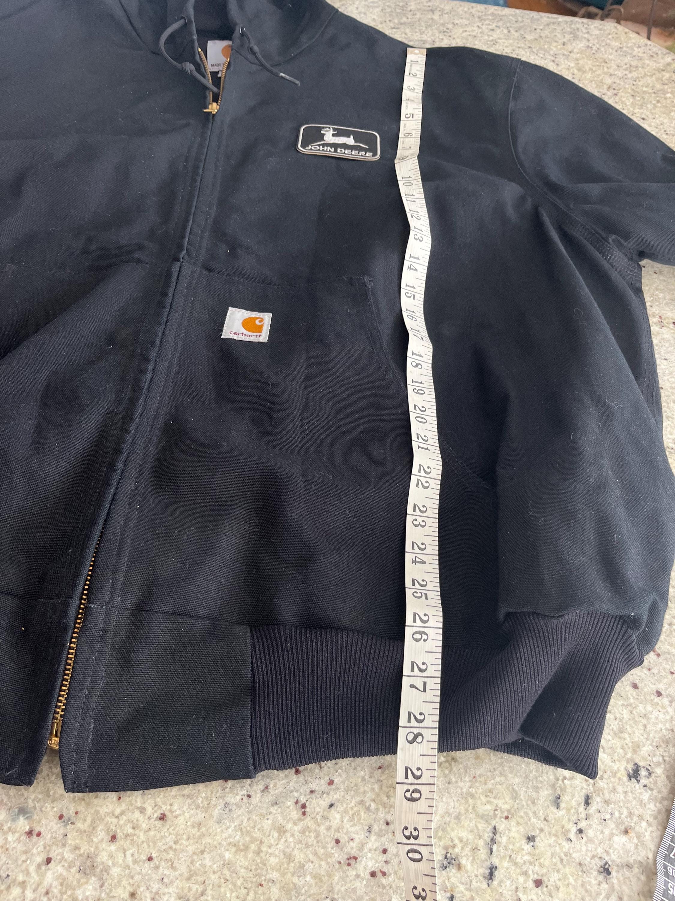 Vintage John Deere Carhartt Jacket Coat Size 2XL Quality Made in 