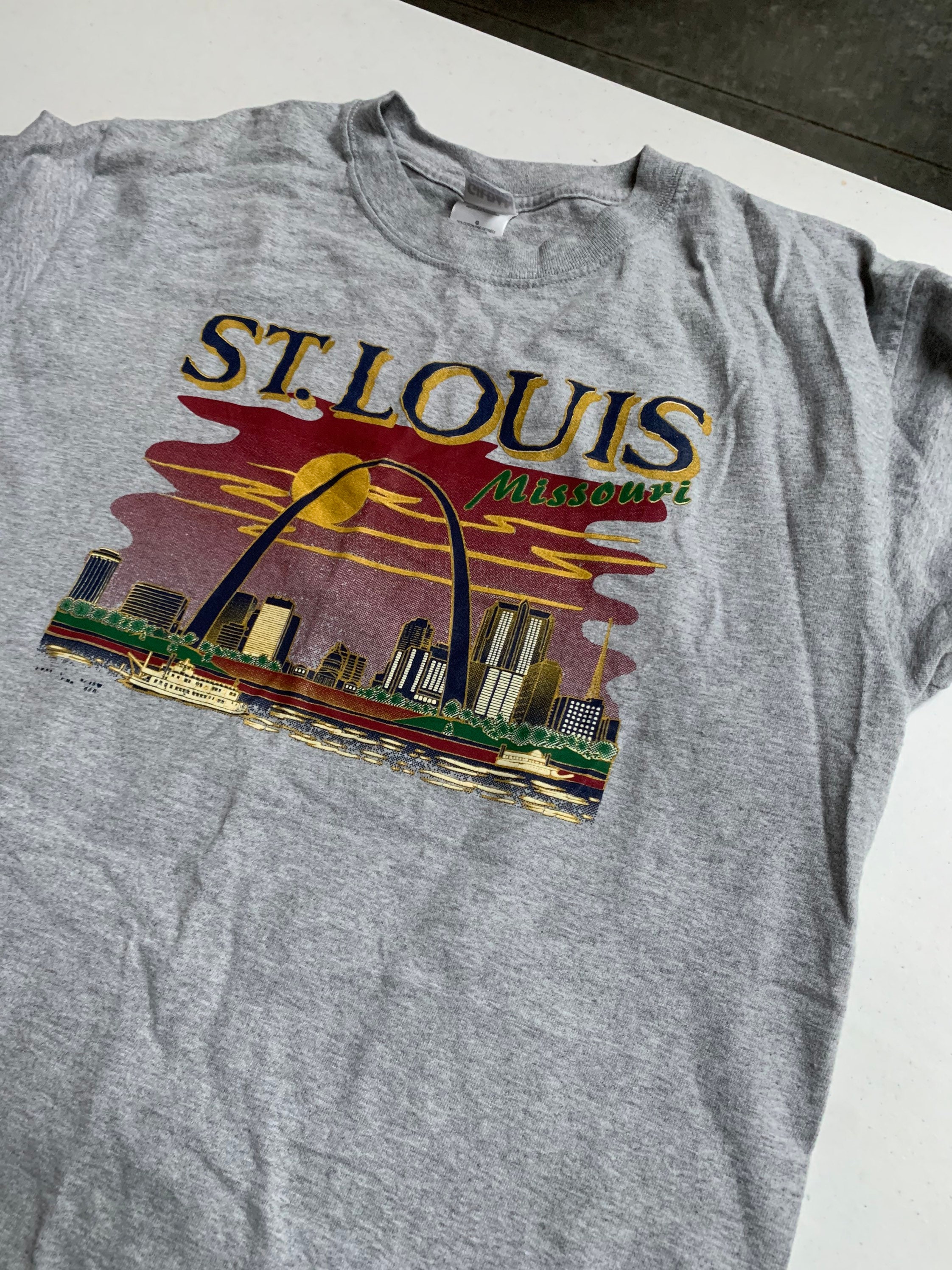 Vintage St Louis Missouri Graphic T Shirt Size Large Awesome - Etsy