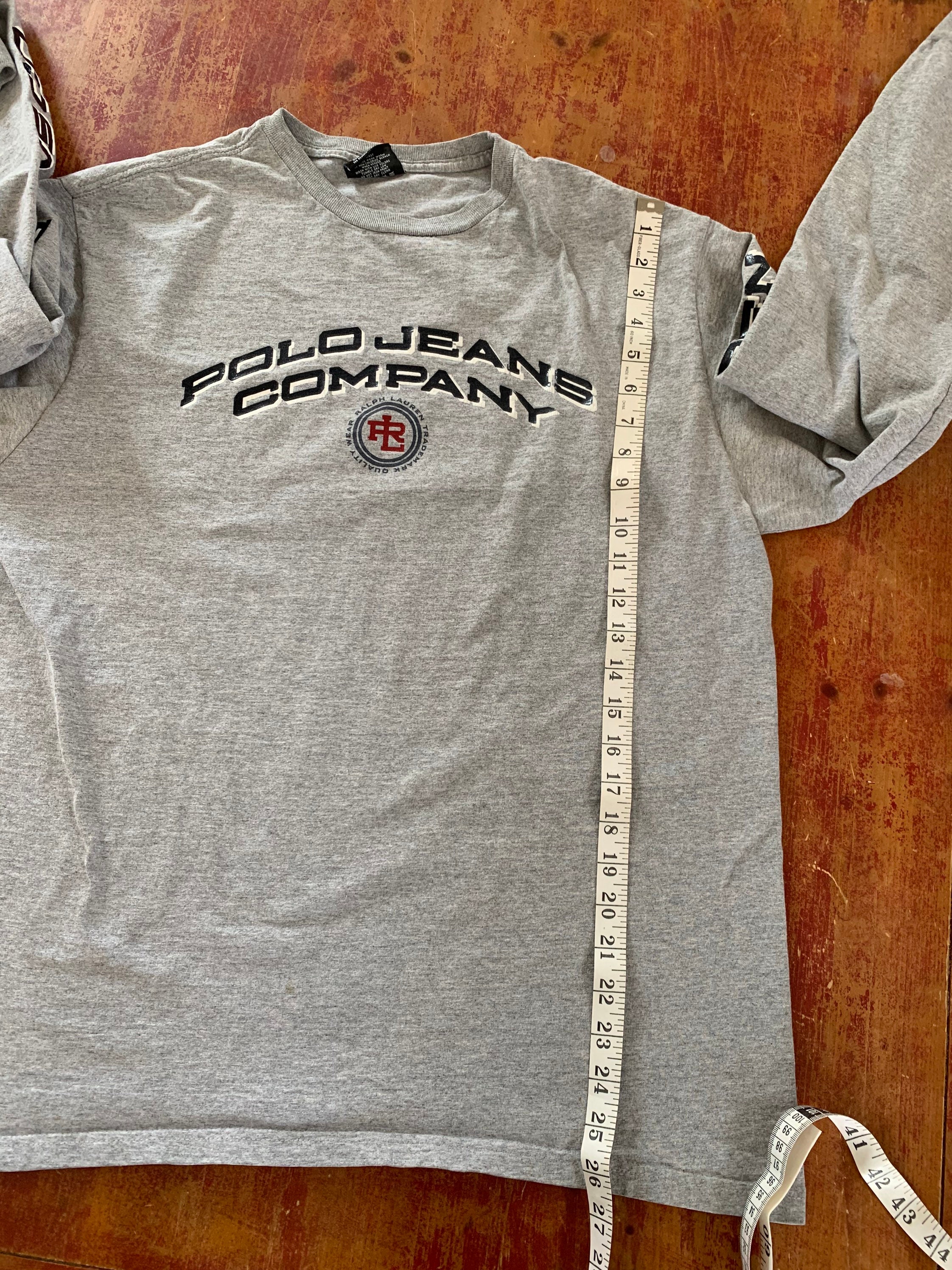 トップス 90s Polo jeans co design long sleeve tee 90s POLO JEANS CO. RL L/S sleeve print T-SHIRT
