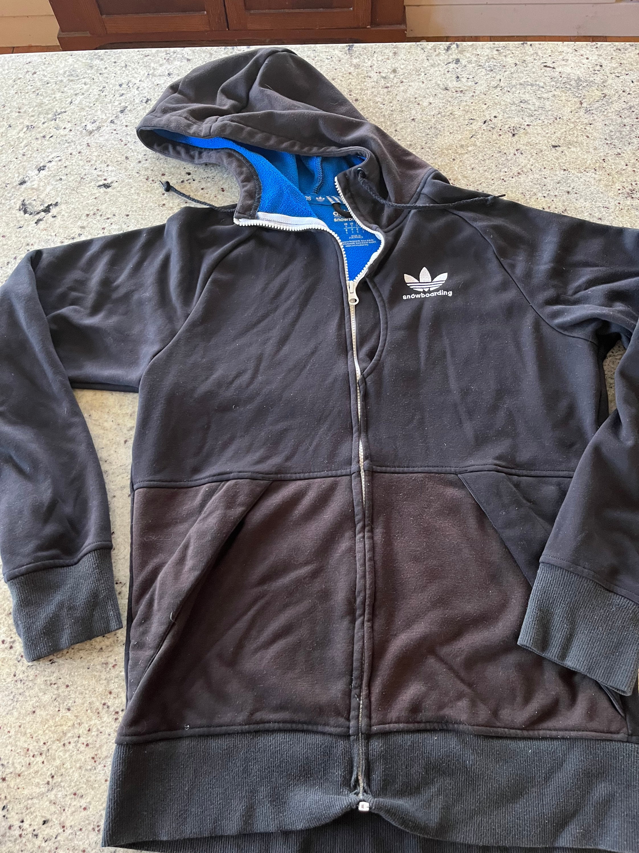 Adidas Brand Snowboarding Full Zip Hoodie Sweatshirt Size Small Quality Embroidered Logo Etsy