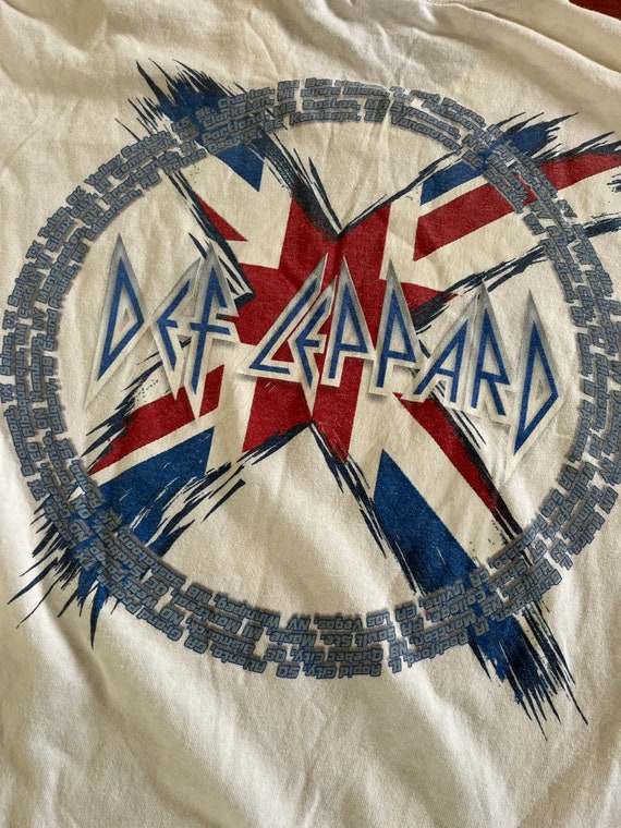 Def Leppard 日本ツアー 2002Tシャツ Mサイズ ヴィンテージ デフ レパード 2002 X ワールド ツアー 両面コンサート