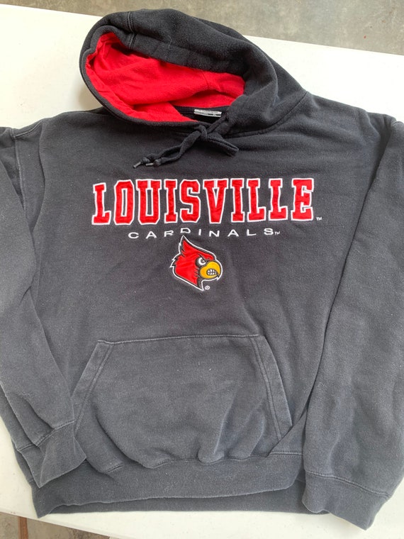 Louisville Cardinals Hoodie Sweatshirt Size XL Quality -  Hong