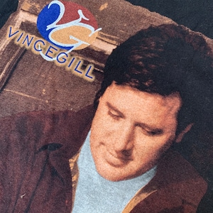 Vintage 1998 Vince Gill Concert Tour T Shirt Maat 2XL Kwaliteit Zwaar Katoen Uitstekende Staat