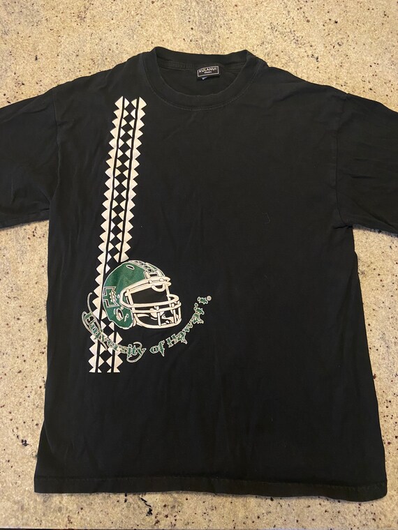 ハワイ大学 フットボール Tシャツ 半袖 レア L メンズ ビンテージ ハワイ大学 フットボール T シャツ L アメリカ製