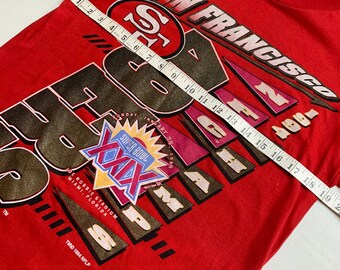 Vintage San Francisco 49ers Super Bowl 29 T Shirt Size Medium