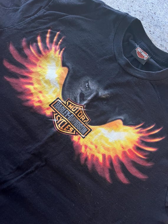 Vintage Harley Davidson Eagle Tennessee T Shirt Size Medium