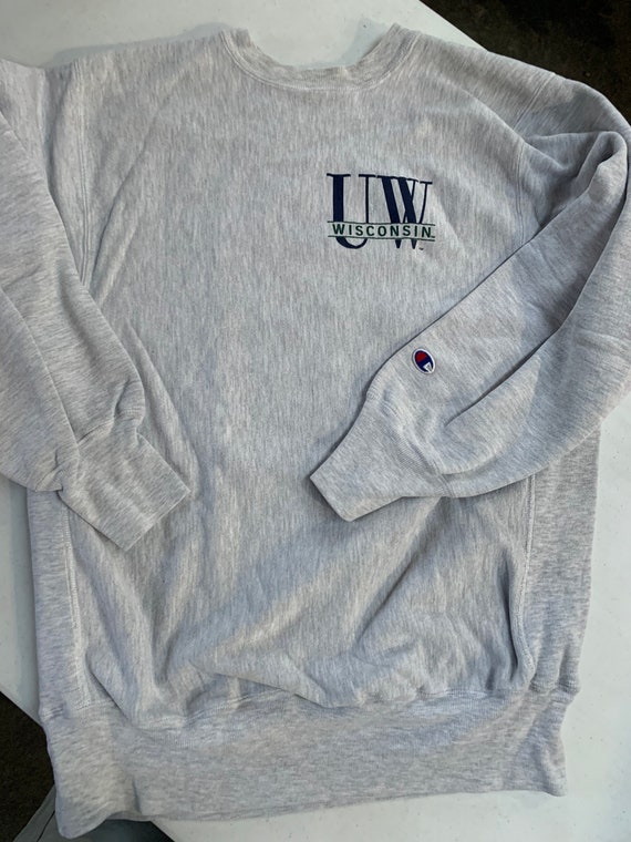 Vintage 90s University of Wisconsin Reverse Weave… - image 2