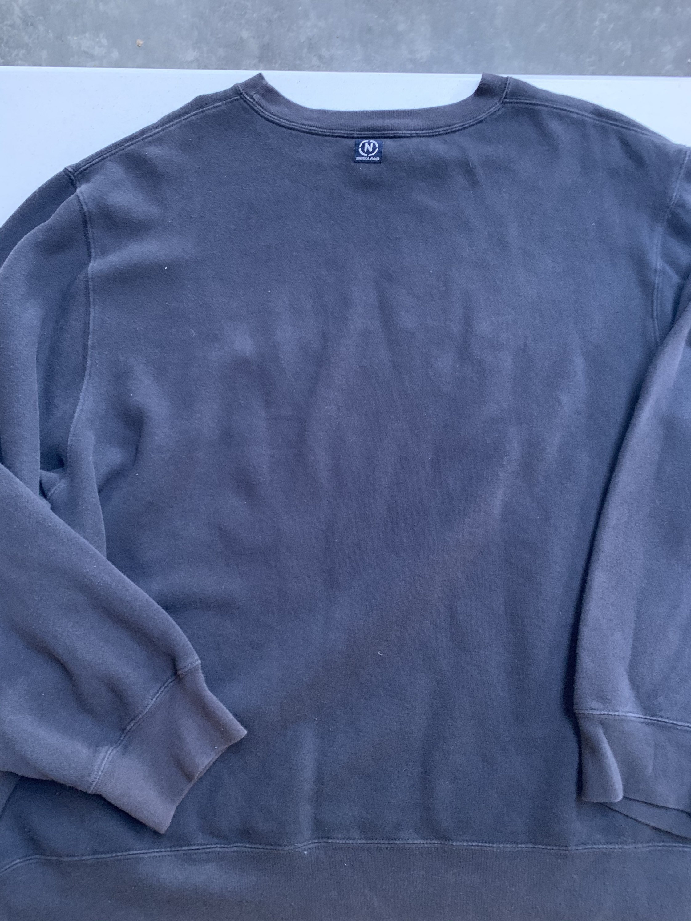 Vintage 90s Nautica Jeans Co Spell Out Crewneck Sweatshirt