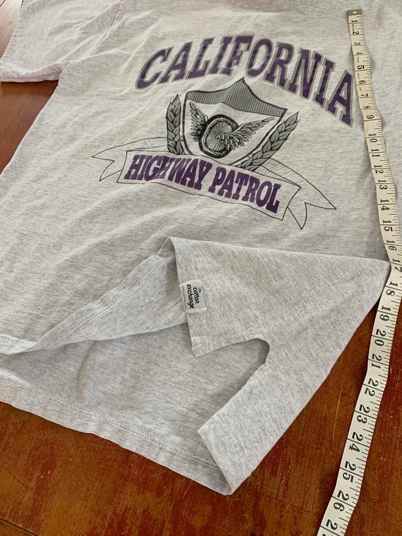 Vintage California Highway Patrol T Shirt Size La… - image 8