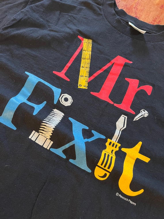 ヴィンテージ Mr Fixit グラフィック T シャツ タグ付き サイズ