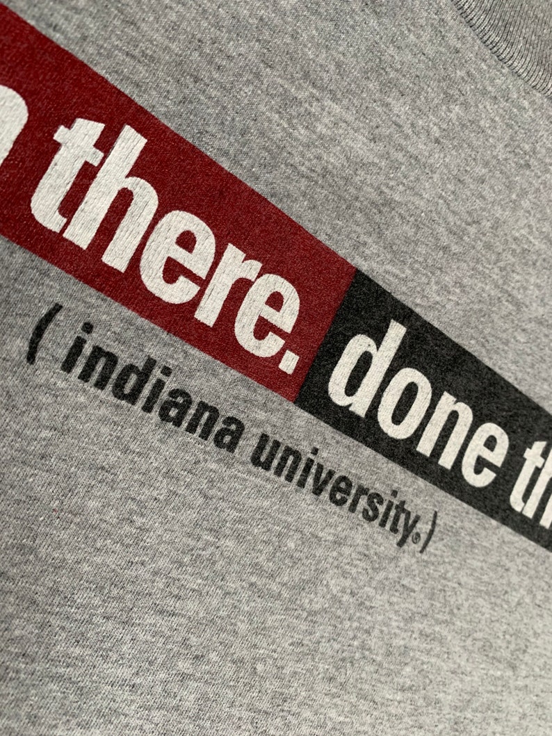 Vintage IU Indiana University Alumni Been There Done That T Shirt Size 2XL image 9