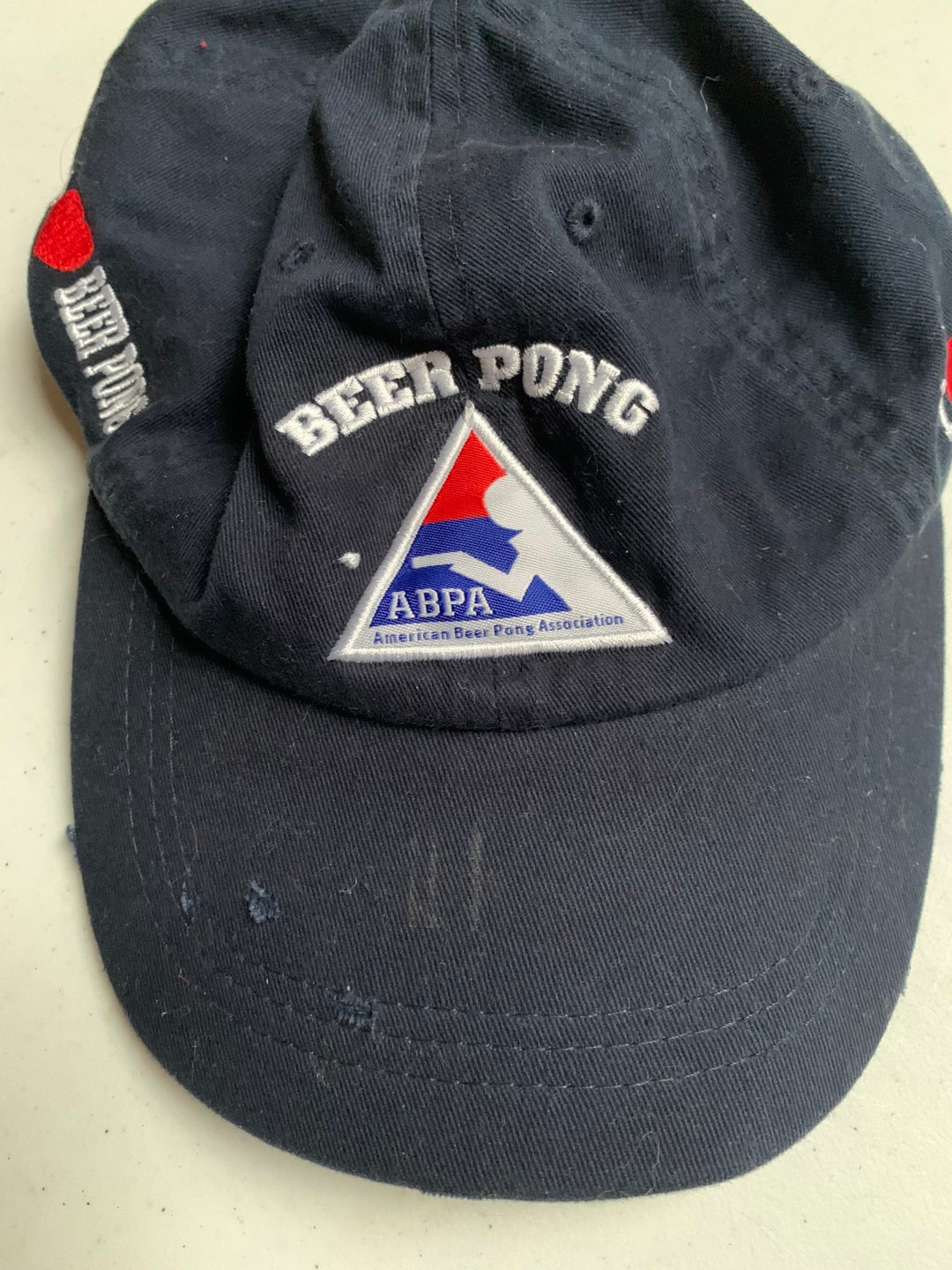 Vintage NWT Beer Pong Hat Cap Drinking Game College Darty Party Spring