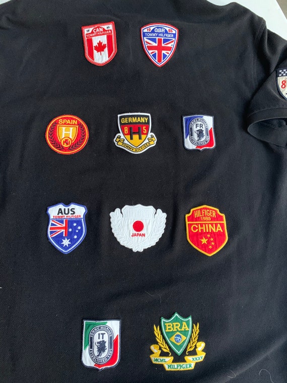 Crazy Vintage Tommy Hilfiger Polo Country Patches… - image 4