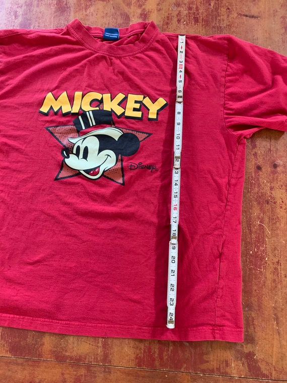 Vintage Disney Mickey Mouse T Shirt Size Large Aw… - image 7