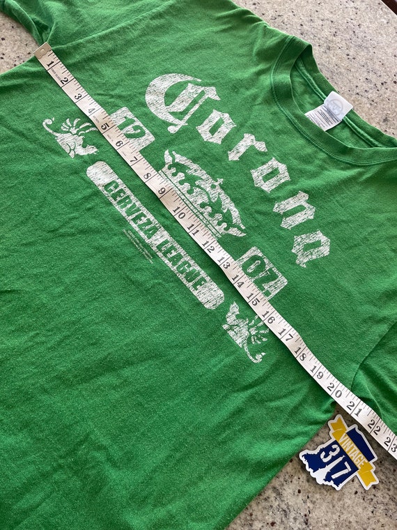 Vintage Corona Beer Cerveza League T Shirt Size M… - image 5