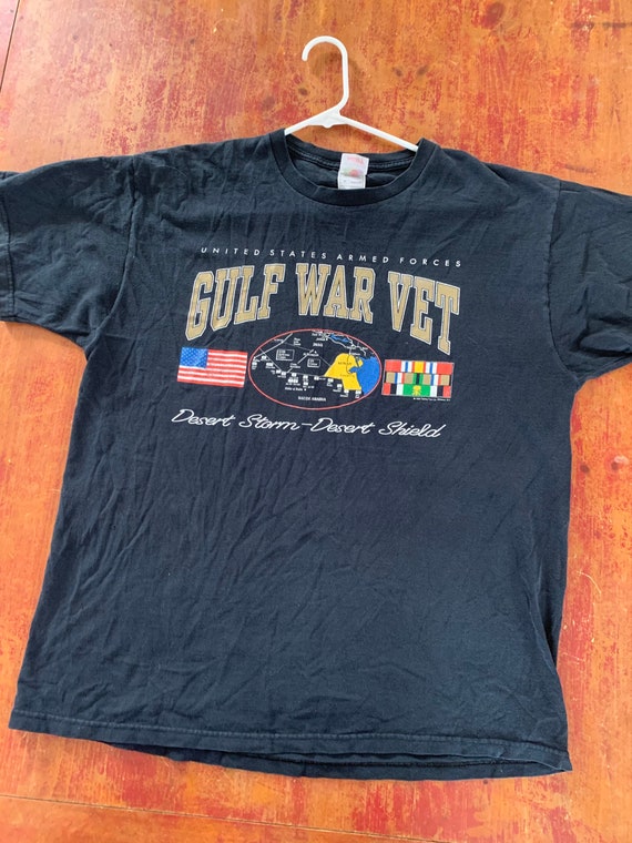 Vintage Gulf War Vet Desert Storm Desert Shield T… - image 2