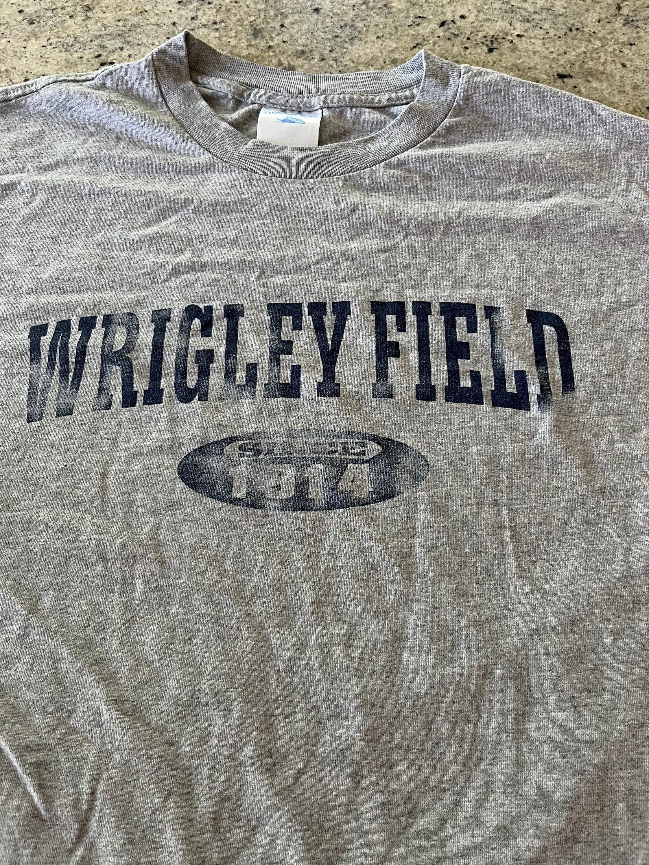 Vintage317Indy Vintage Wrigley Field 1914 T Shirt Size XL But May Fit Like Large or Medium Perfect Fade