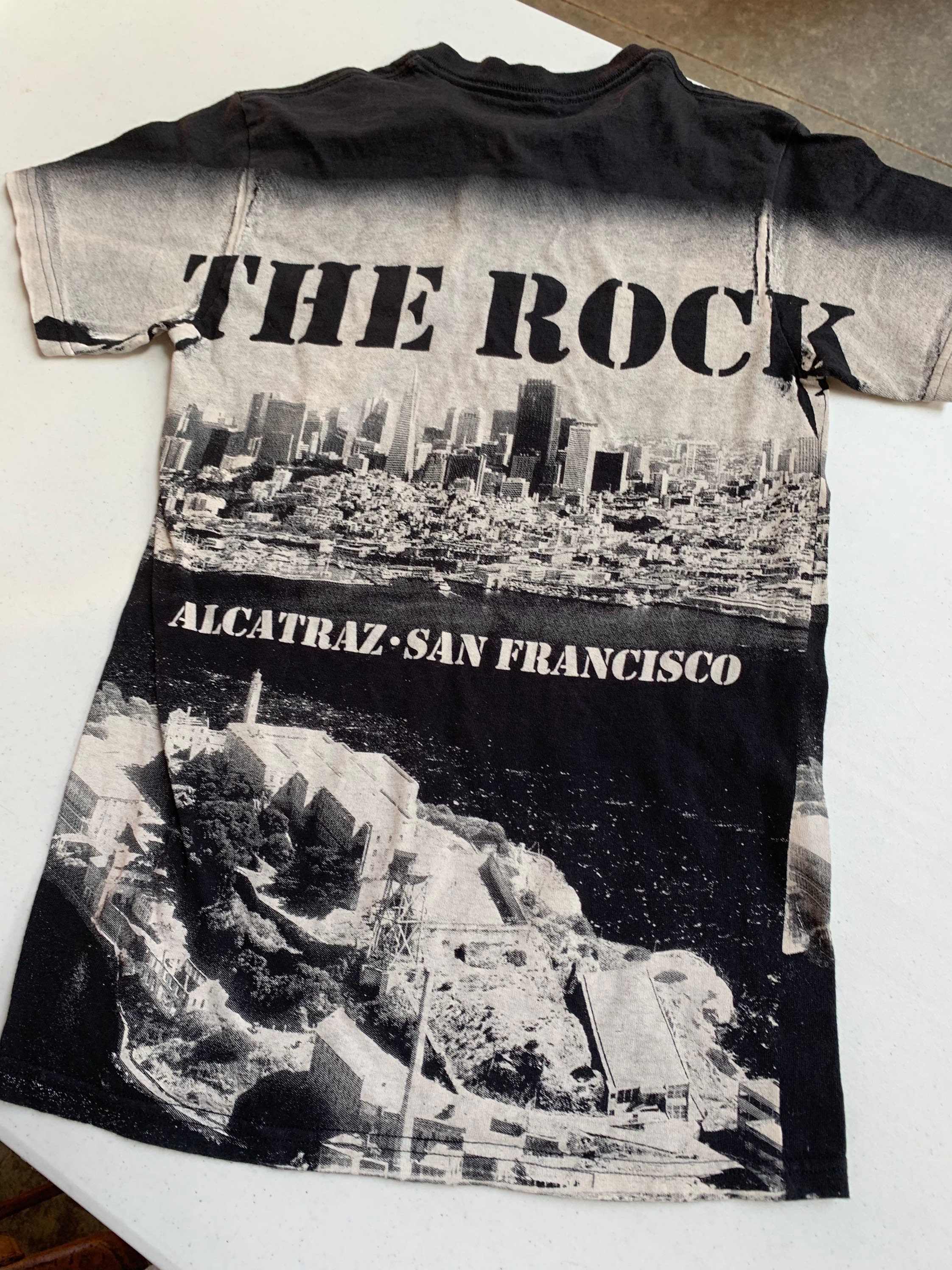 Vintage the Rock Alcatraz San Francisco T Shirt Size XS Extra