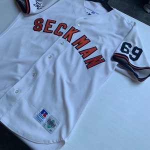 Vintage 70s 80s Seckman Chiefs Baseball Jersey Fenwick Number 69 Size Large 44 Quality Stitched Made in USA