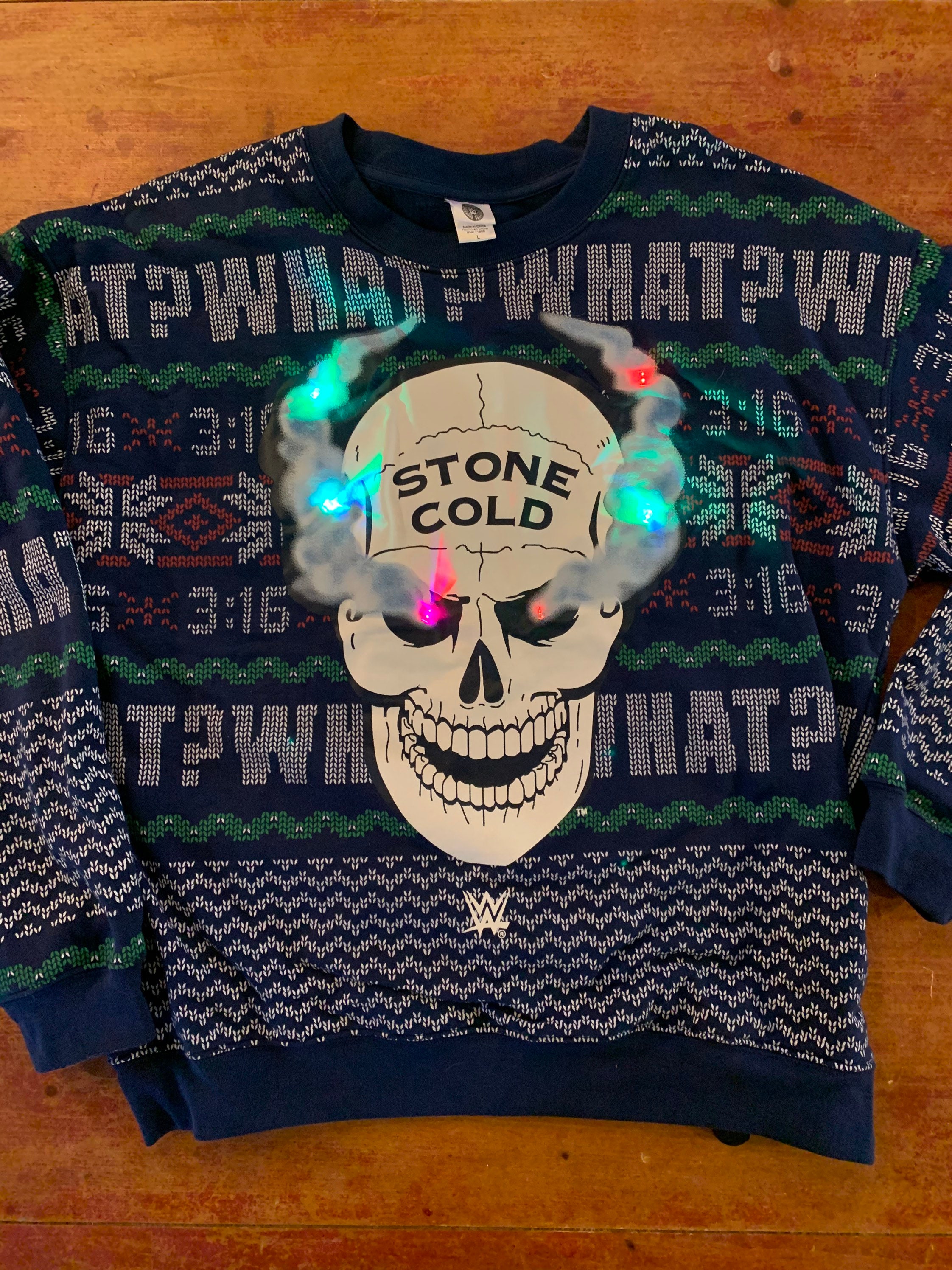 stone cold christmas sweater