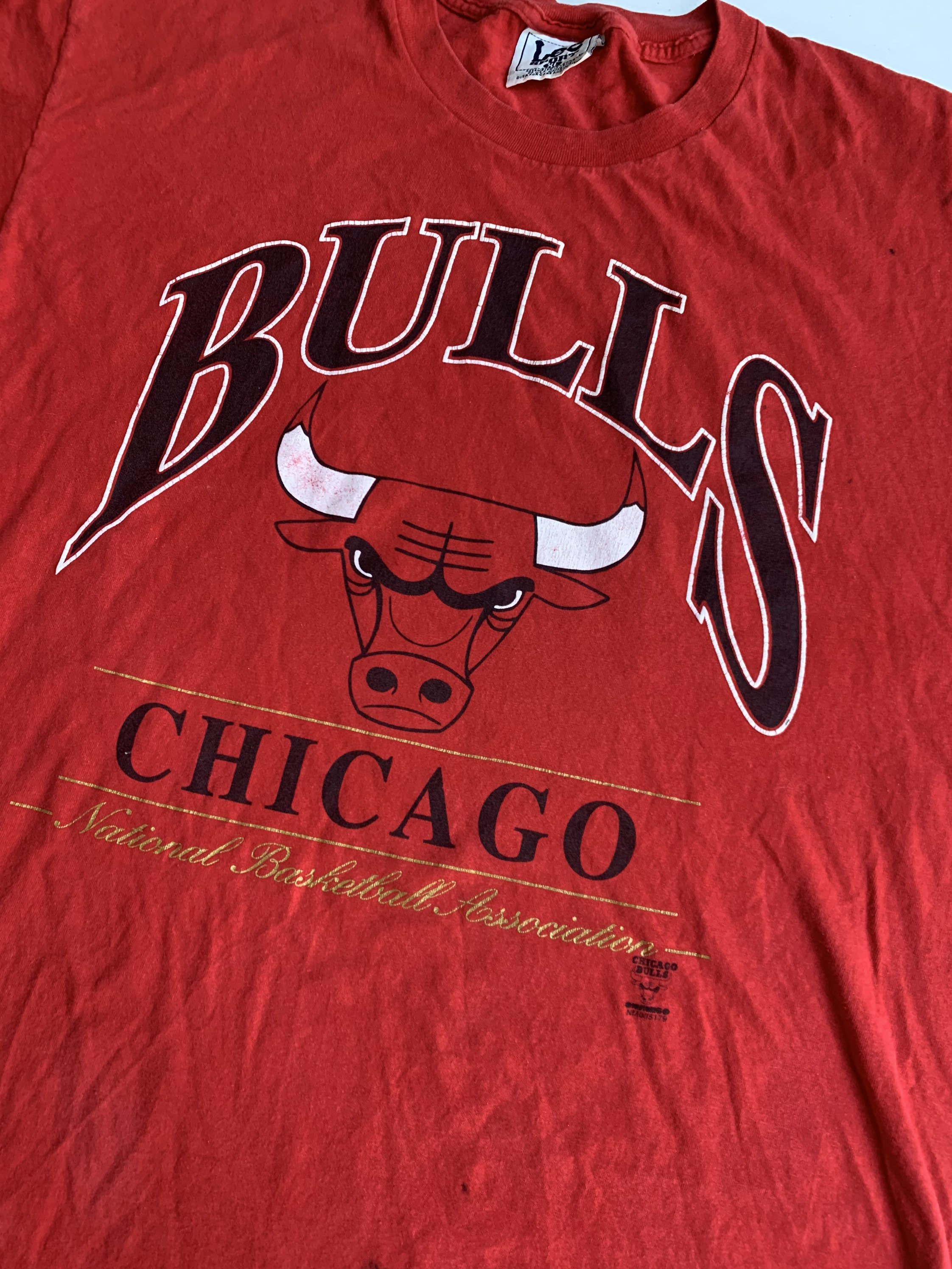 Vintage 90s Chicago Bulls T Shirt Size XL Quality Made 100 Etsy
