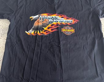 Harley-Davidson flame eagle Tシャツ XL Vintage Harley Davidson Longsleeve Phoenix Flame Eagle T