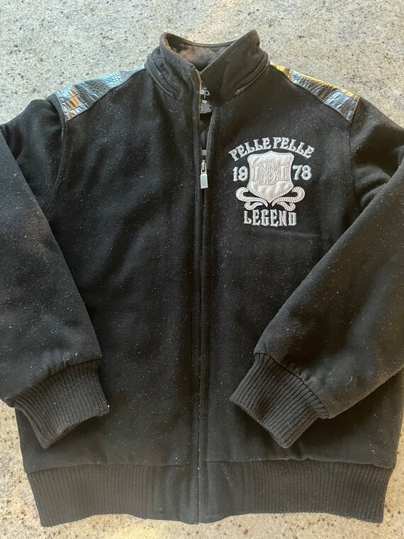 Pelle Pelle Legend Wool Blend Jacket Size Youth Large Fits Mens