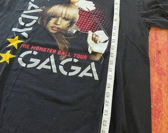 Lady Gaga Monster Ball Concert Tour T Shirt Fits Size Medium Lady Gaga Monster Ball Concert Tour T Shirt Fits Size Medium