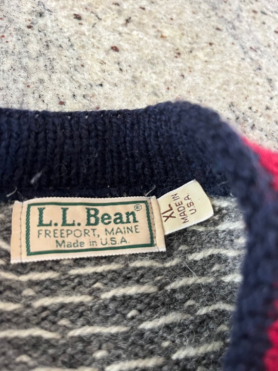 Vintage LL Bean Cardigan Sweater Size XL Quality … - image 4