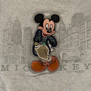 Vintage 80s Mickey Mouse Crewneck Sweatshirt Awesome Graphics Size Large Made in USA