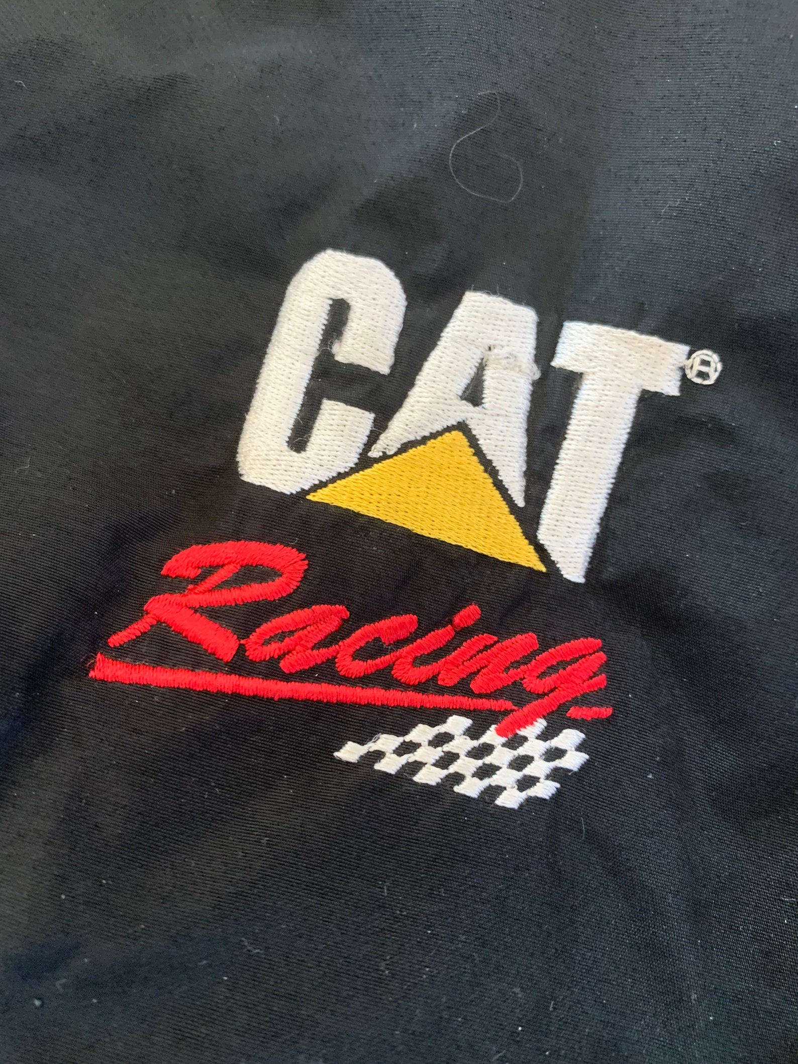 Vintage CAT Racing NASCAR jacket Size Large Medium weight Etsy