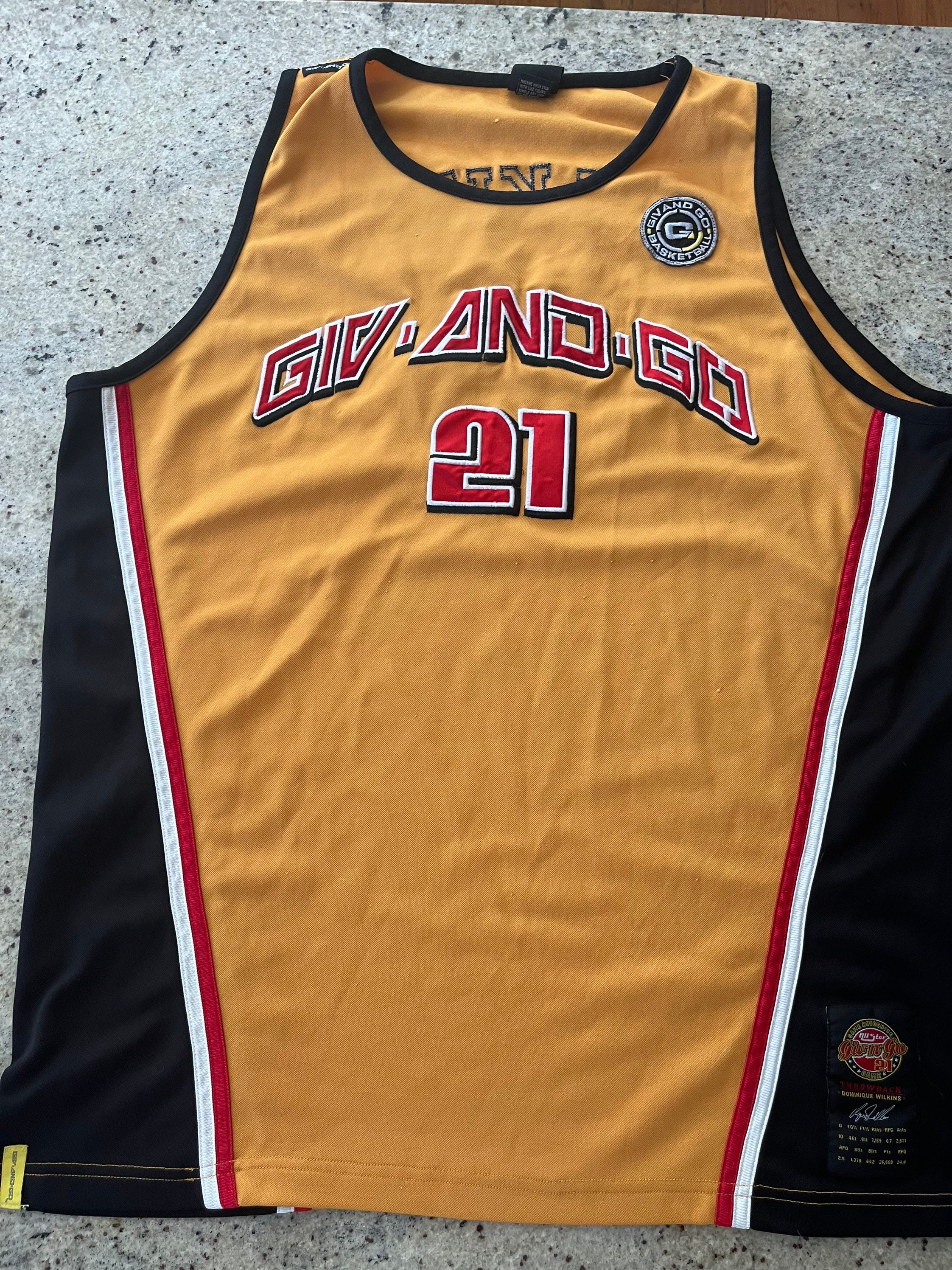 Nba Atlanta Hawks #21 Wilkins Throwback Basketball Jersey