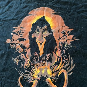 Vintage The Lion King T Shirt Fits Size XL Awesome Graphic