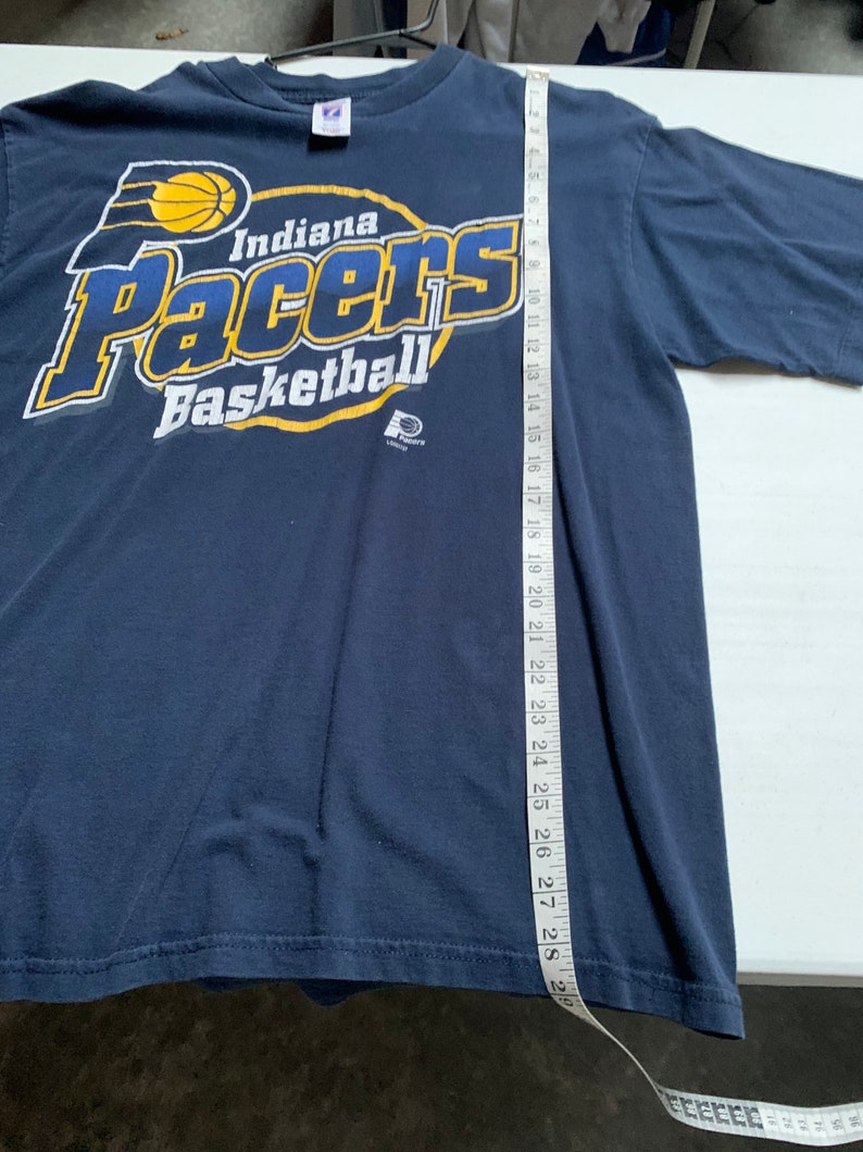 Vintage Indiana Pacers T Shirt Extra Large XL Quality Logo 7 Made in USA image 5