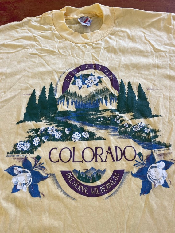 Vintage 80s Silverton Colorado T Shirt Size Large… - image 10