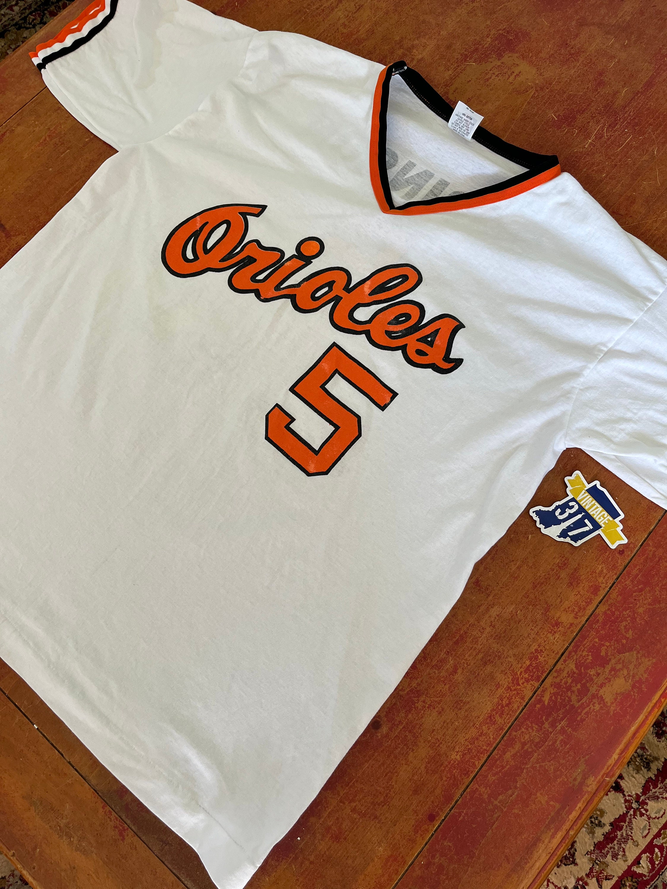 FRANK ROBINSON Baltimore Orioles 1971 Majestic Cooperstown Throwback Jersey  XL