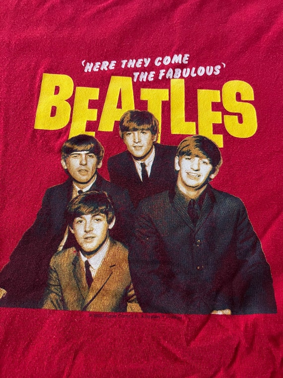 The Beatles American Tour 1964 T Shirt Size XL Double Sided Cities