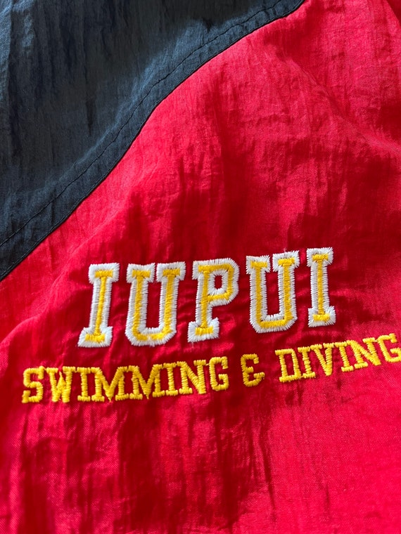 Vintage IUPUI Swimming & Diving Jacket Full Zip S… - image 2