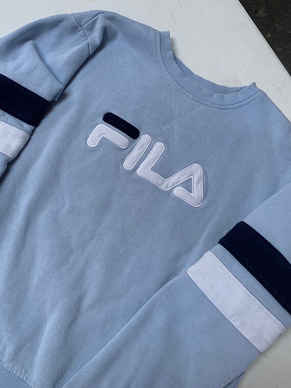 Vintage FILA Brand Crewneck Sweatshirt Size XL Na… - image 2