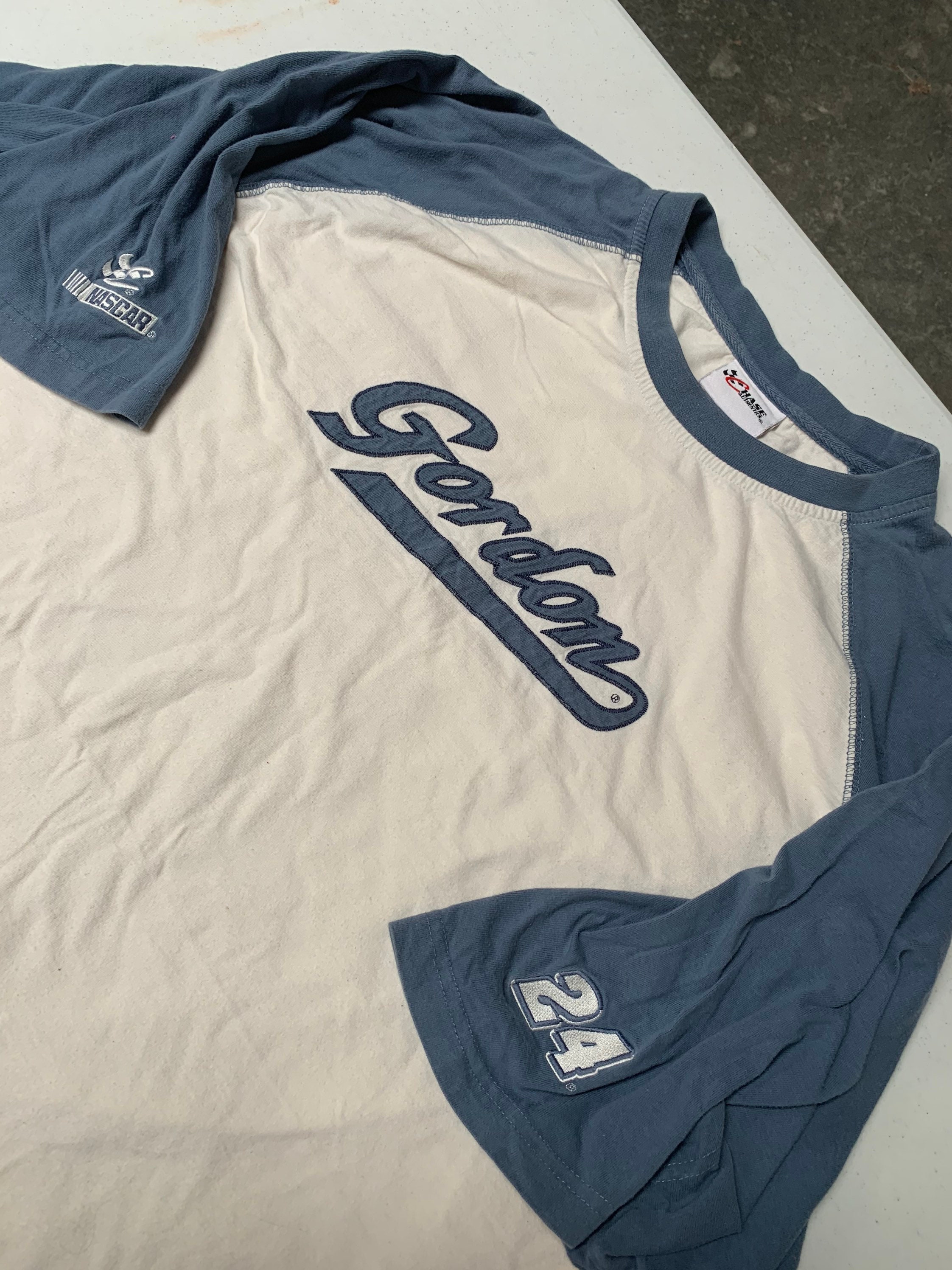 ヴィンテージ ジェフ ゴードン #24 NASCAR T シャツ サイズ 3XL ブルー 