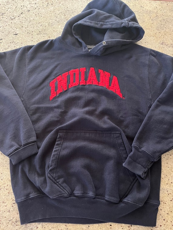 Vintage Indiana Reverse Weave Hoodie Sweatshirt S… - image 2