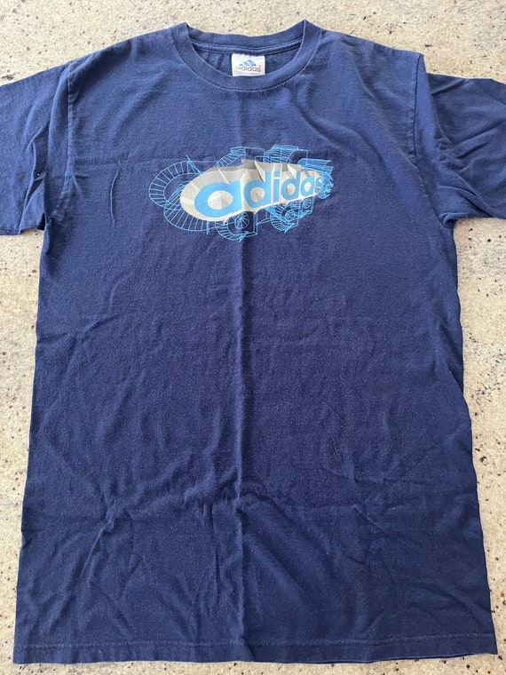 Vintage Adidas Graphic T Shirt Size Small Awesome… - image 3