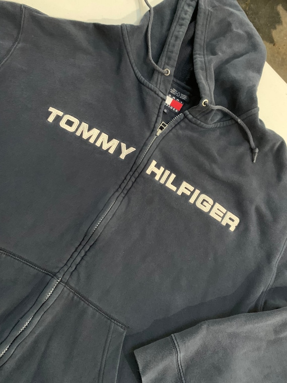 Tommy Hilfiger LOGO HOODY - Hoodie - blue/dark blue 