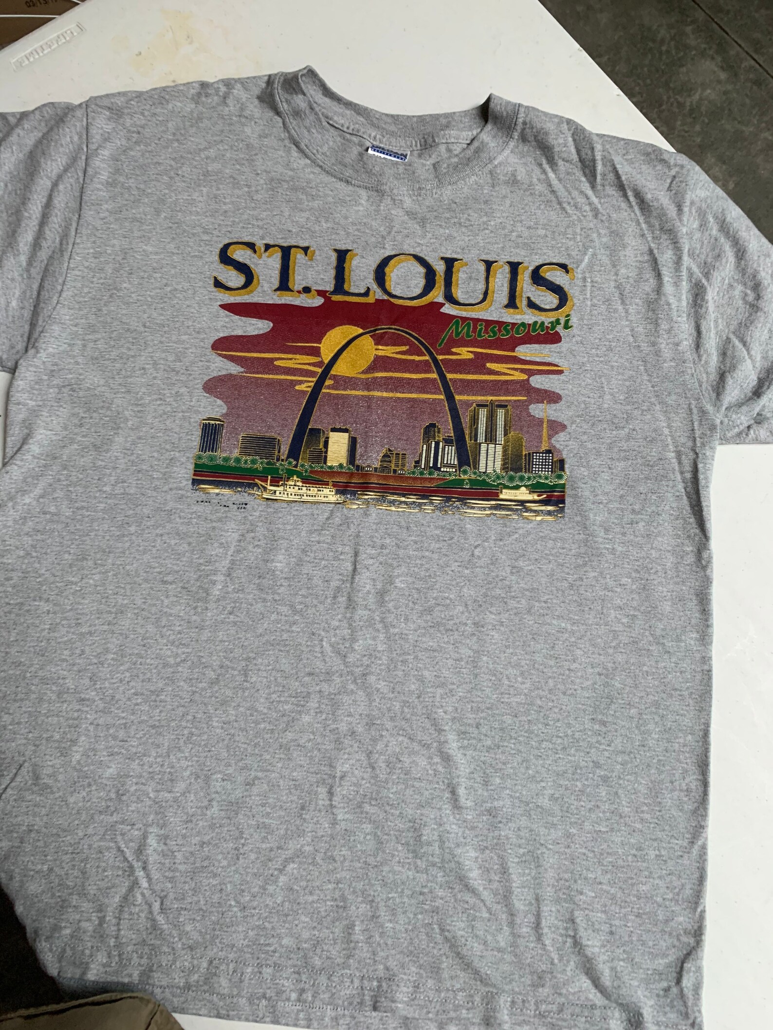 Vintage St Louis Missouri Graphic T Shirt Size Large Awesome - Etsy