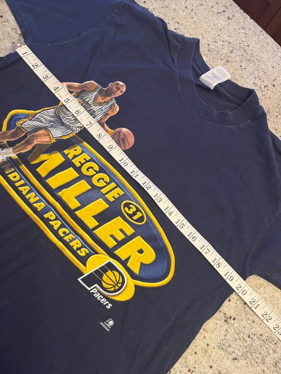 Vintage Reggie Miller Indiana Pacers T Shirt Size… - image 6