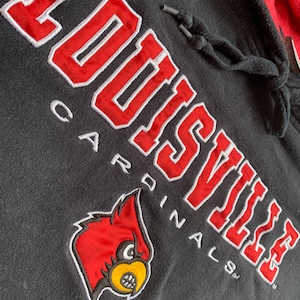 Bluza z kapturem Louisville Cardinals Rozmiar XL Jakość Szyte litery Logo