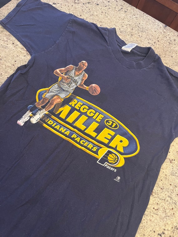 Vintage Reggie Miller Indiana Pacers T Shirt Size… - image 4